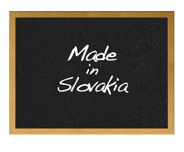 Fabricado na Eslováquia . — Fotografia de Stock
