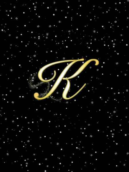 Буква K . — стоковое фото