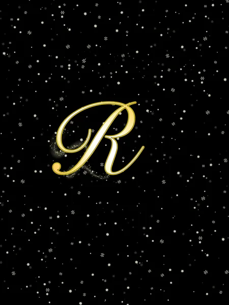 Буква R . — стоковое фото