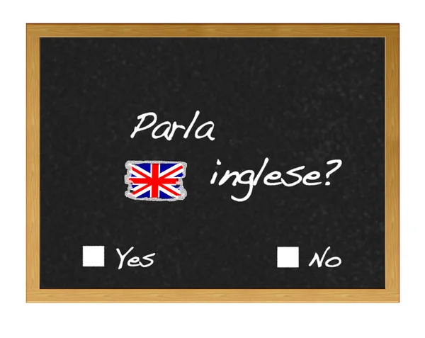 Tu parles anglais. ? — Photo