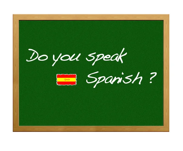 Espanhol. — Fotografia de Stock