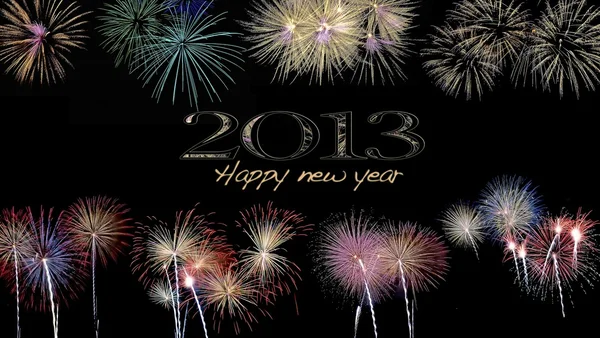 2013, New year. — Stock Photo, Image