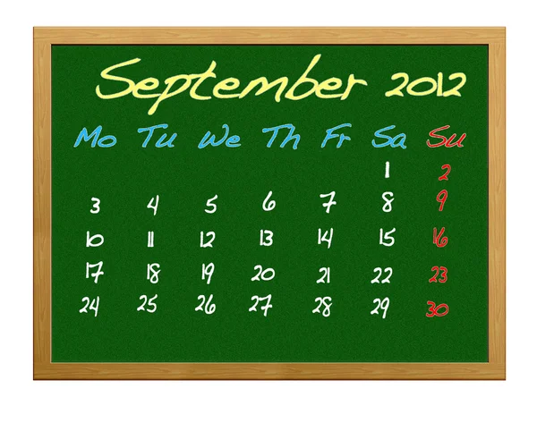 September 2012. — Stock Photo, Image