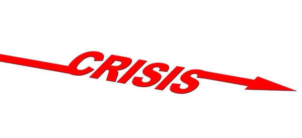 Crisis. — Stockfoto