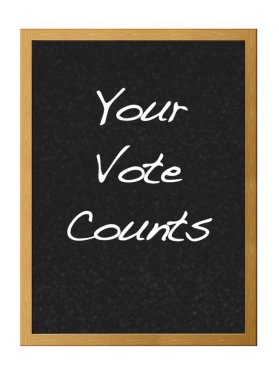 Your vote. clipart