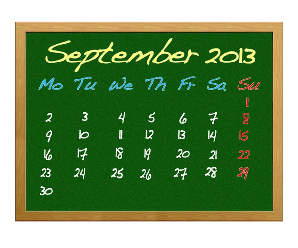 September 2013. — Stock Photo, Image