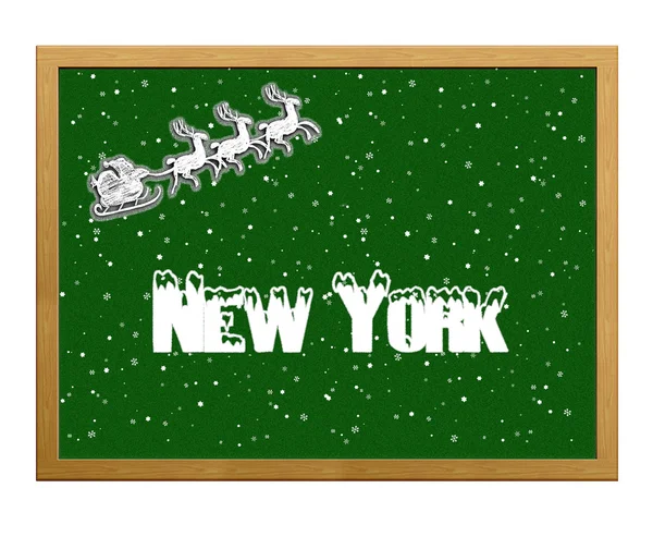 New york kerst. — Stockfoto