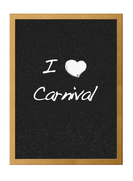 Jag älskar karneval. — Stockfoto