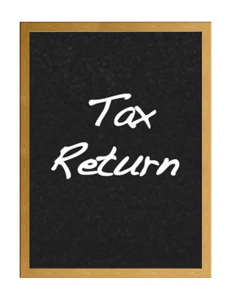 stock image Tax return.