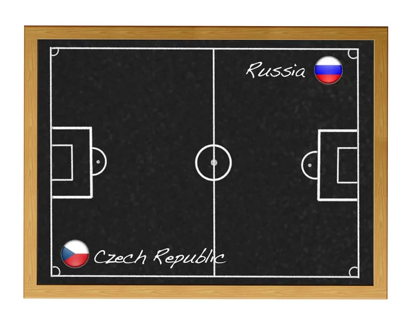 Rusia-República Checa . — Foto de Stock