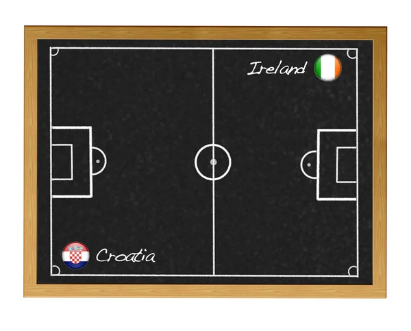 Irlanda-Croacia . — Foto de Stock