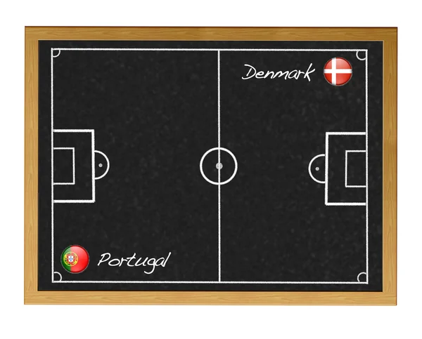 Portugal-Dinamarca . — Fotografia de Stock