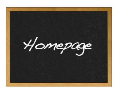 Homepage. clipart