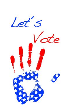 Let´s vote. clipart