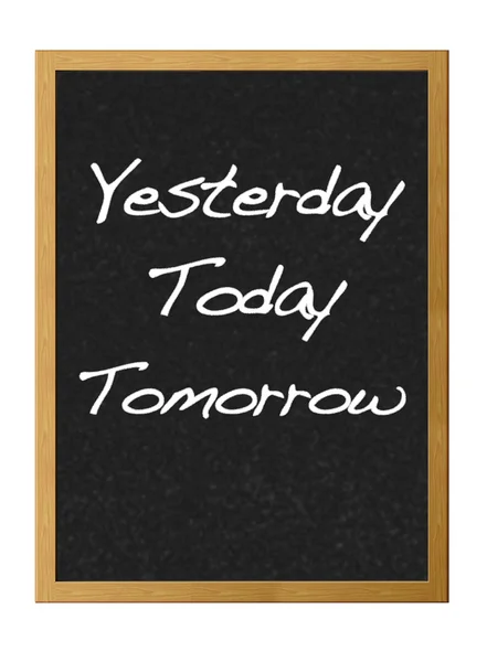 Yesterday, Today, Tomorrow. — Stock Photo, Image