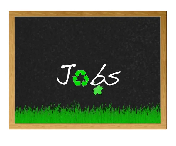 Jobs green. — Stock Photo, Image