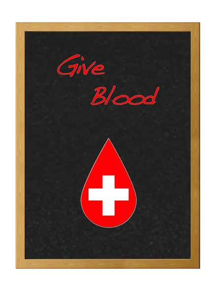 Bloed geven. — Stockfoto