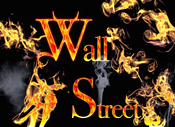 Wall street. — Stockfoto