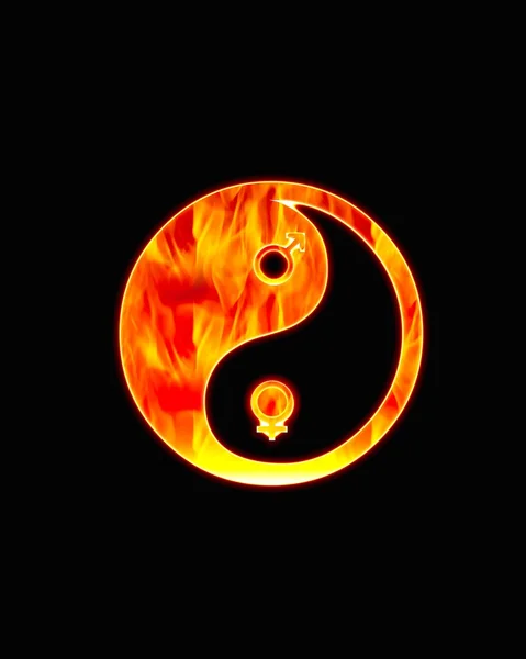 Yin yang. — Stock Photo, Image