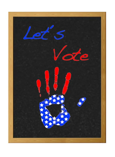 Let´s vote. — Stock Photo, Image