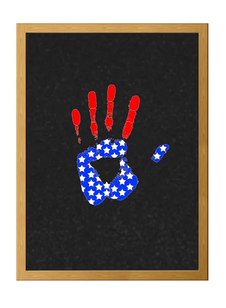 USA hand. — Stock Photo, Image