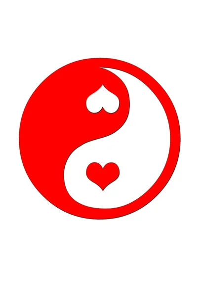 Yin Yang.. — Foto de Stock