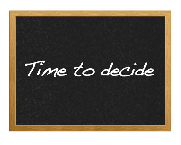 Время принять решение
.