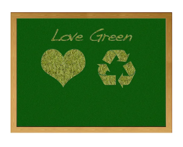 Любовь зеленая . — стоковое фото