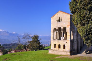 St. mary naranco, oviedo, asturias, İspanya.