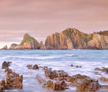 Bay of Biskay, asturias, İspanya.