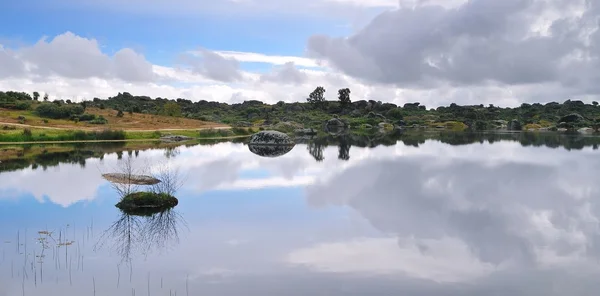 Stock image Lake in Barruecos.