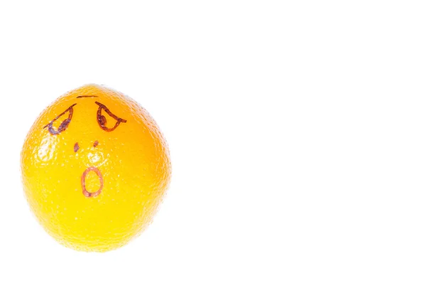怖がっているオレンジ. — ストック写真