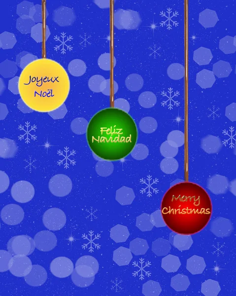 Weihnachtsbaumkugeln. — Stockfoto