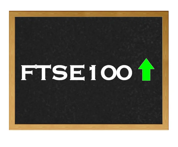 FTSE 100. — Zdjęcie stockowe