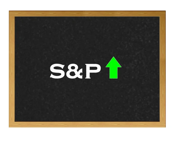 S & p positieve. — Stockfoto