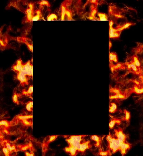 Framework of fire. — Stock Photo, Image