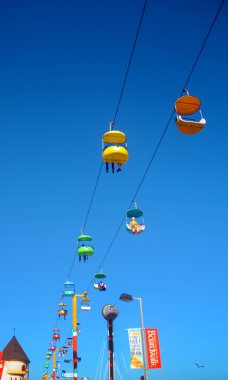 Chairs in the sky, Santa Cruz clipart