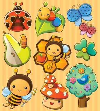 Cute Bugs clipart