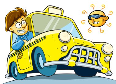 Taxi Driver clipart