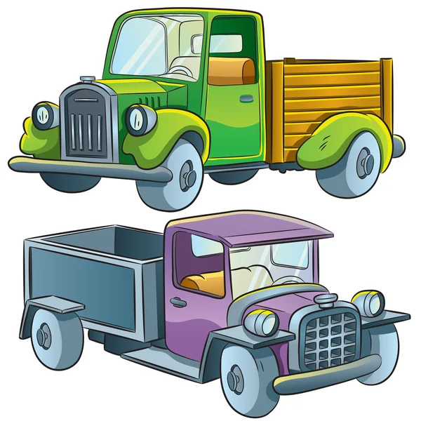 Коллекция грузовиков Лицензионные Стоковые Иллюстрации