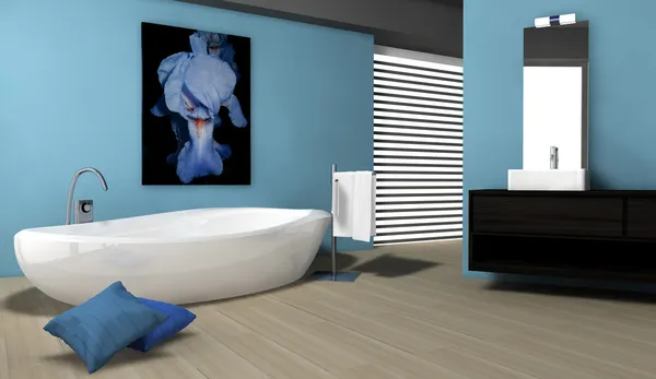 Design de interiores do banheiro — Fotografia de Stock