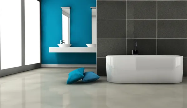 Дизайн інтер'єру ванної кімнати — стокове фото