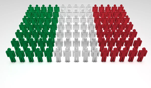 Italienska parad — Stockfoto