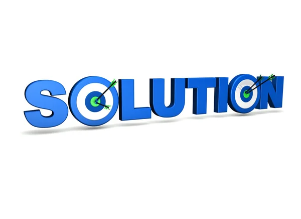 Solution Target — Stock Photo, Image