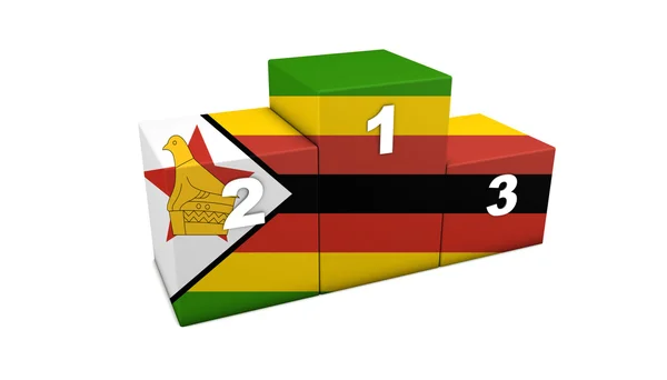 Zimbabwaanse podium — Stockfoto