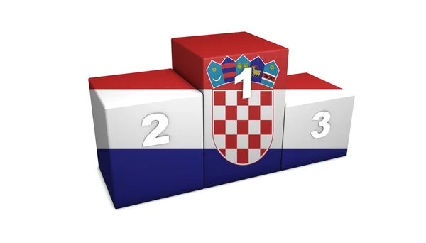 Chorvatský pódium — Stock fotografie