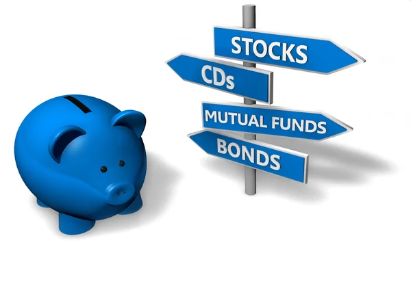 Piggybank investeringar — Stockfoto