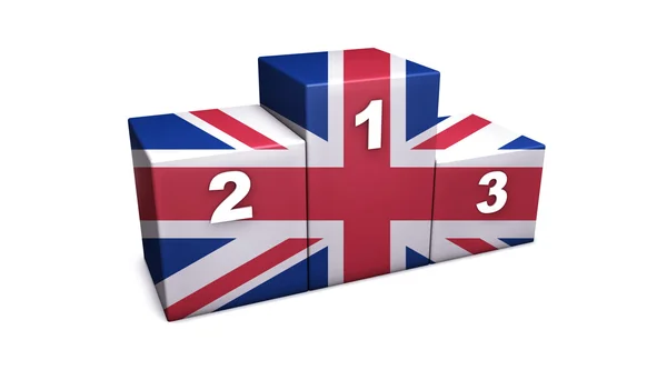Britse podium — Stockfoto