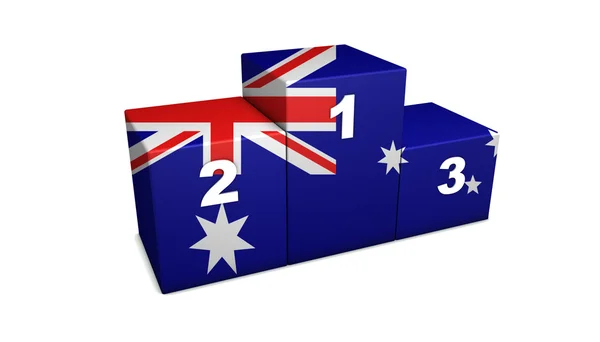 Australische podium — Stockfoto