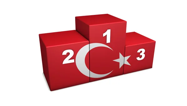 Turkse podium — Stockfoto